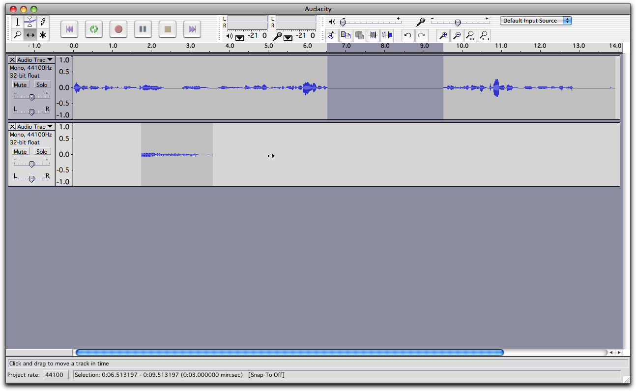 Audacity time shift Audacity time shift