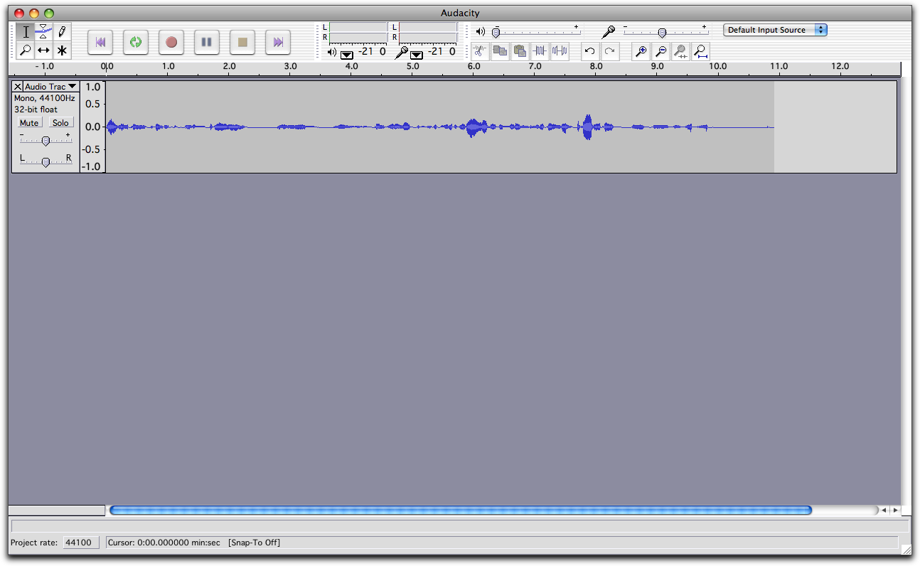 Audacity track Audacity track